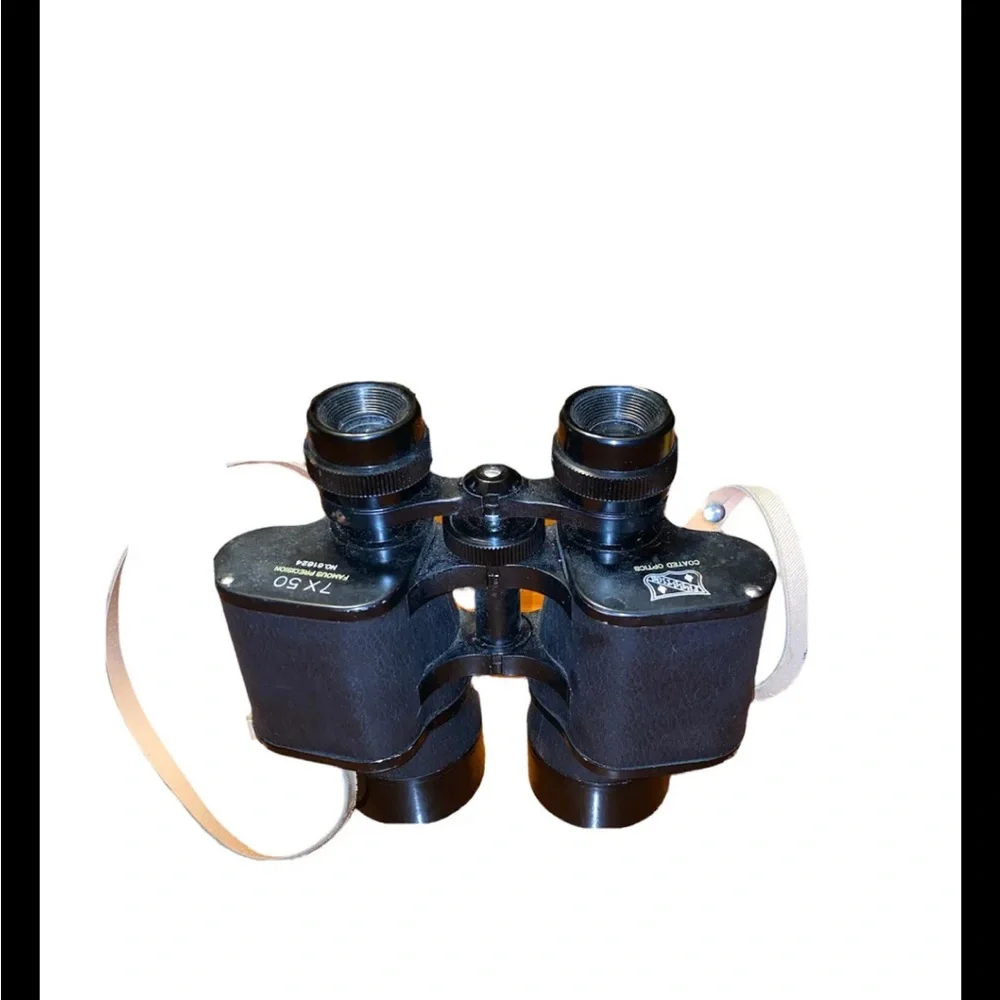 VINTAGE PRESTIGE BINOCULARS 7 X 50, NO. 61624 COATED OPTICS